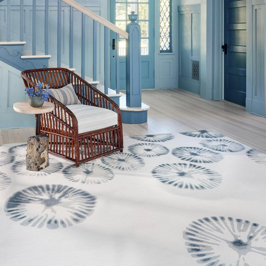 RUGKARI Caelra traditional pure New Zealand wool luxury rug styled in an Indian living room - image 2
