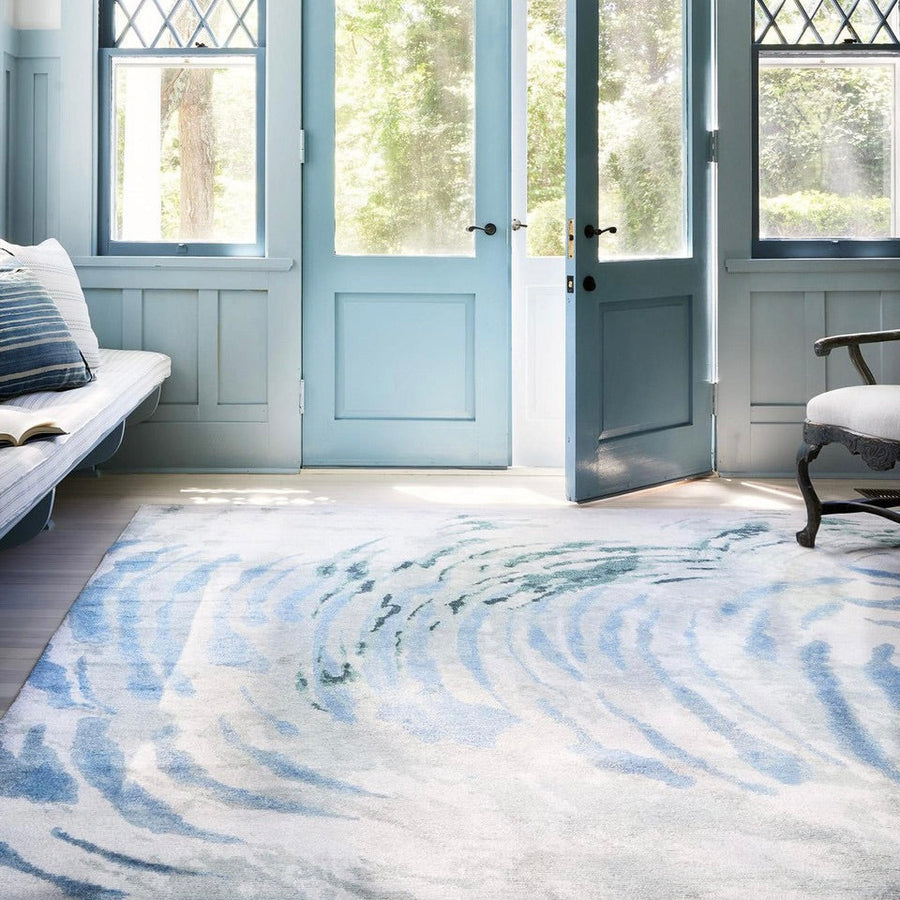 RUGKARI Driselle traditional pure New Zealand wool luxury rug styled in an Indian living room - image 2