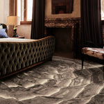 RUGKARI Rippelle traditional pure New Zealand wool luxury rug styled in an Indian living room - image 2