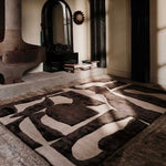 RUGKARI Cavern traditional pure New Zealand wool luxury rug styled in an Indian living room - image 2