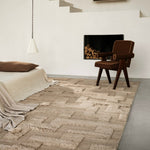 RUGKARI Solmaze traditional pure New Zealand wool luxury rug styled in an Indian living room - image 2