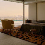 RUGKARI ‎Royal Bengal traditional pure New Zealand wool luxury rug styled in an Indian living room - image 3