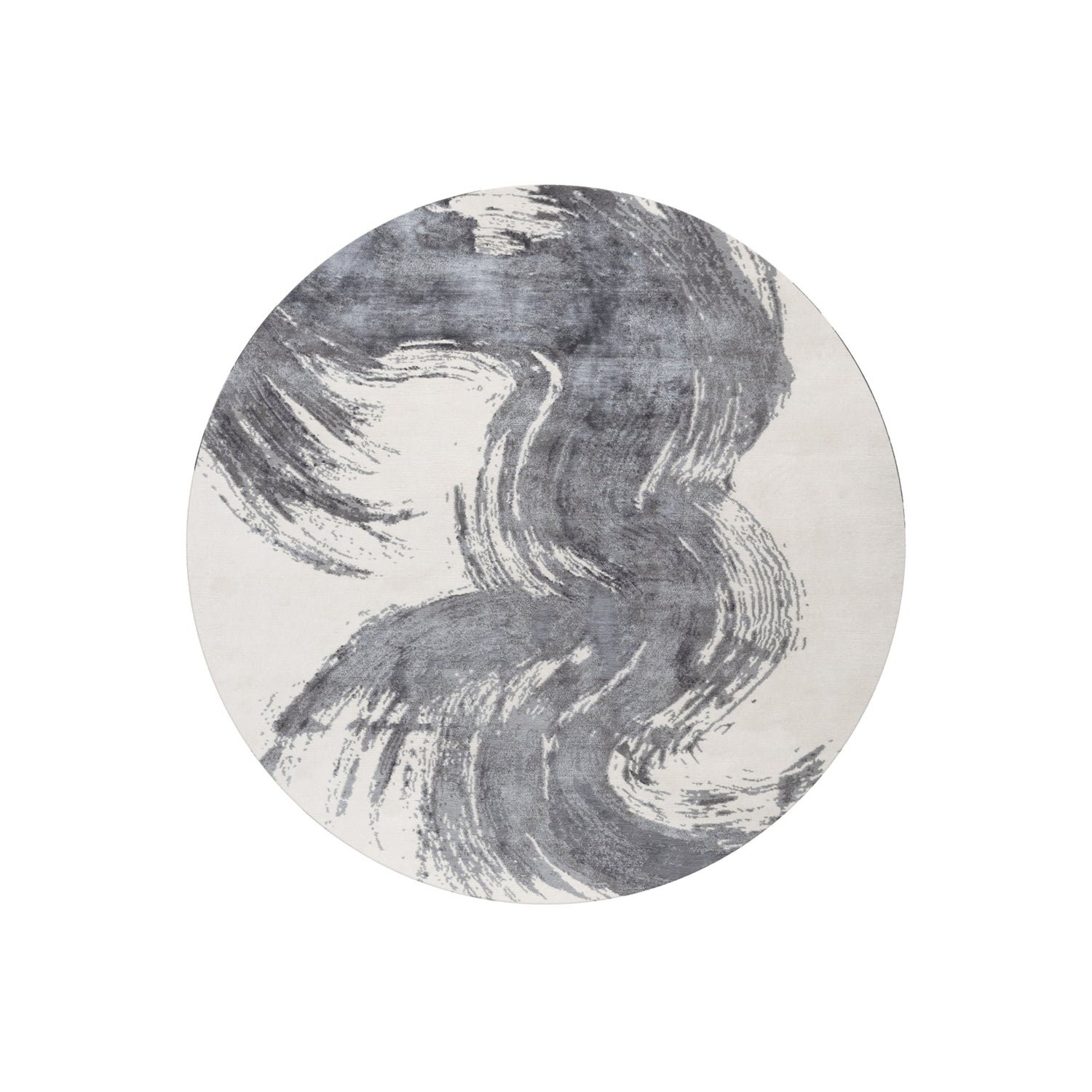 RUGKARI Stroke Π traditional pure New Zealand wool luxury rug styled in an Indian living room - image 1
