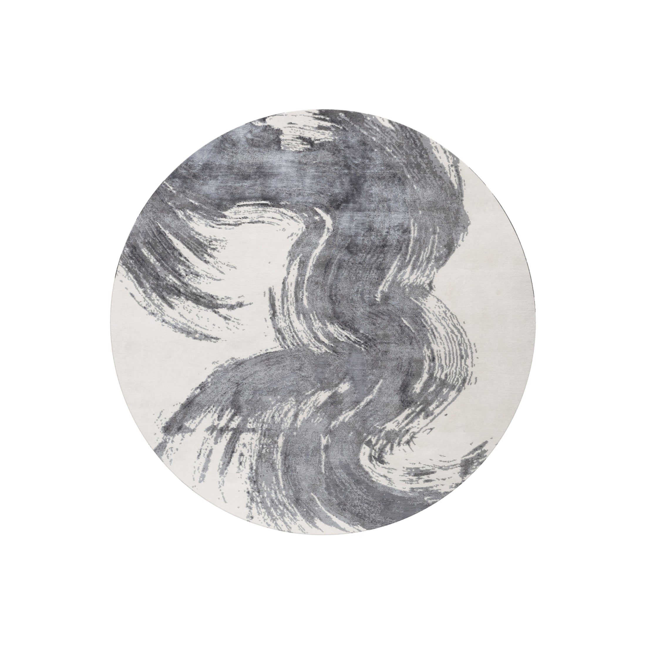 RUGKARI Stroke Π traditional pure New Zealand wool luxury rug styled in an Indian living room - image 1