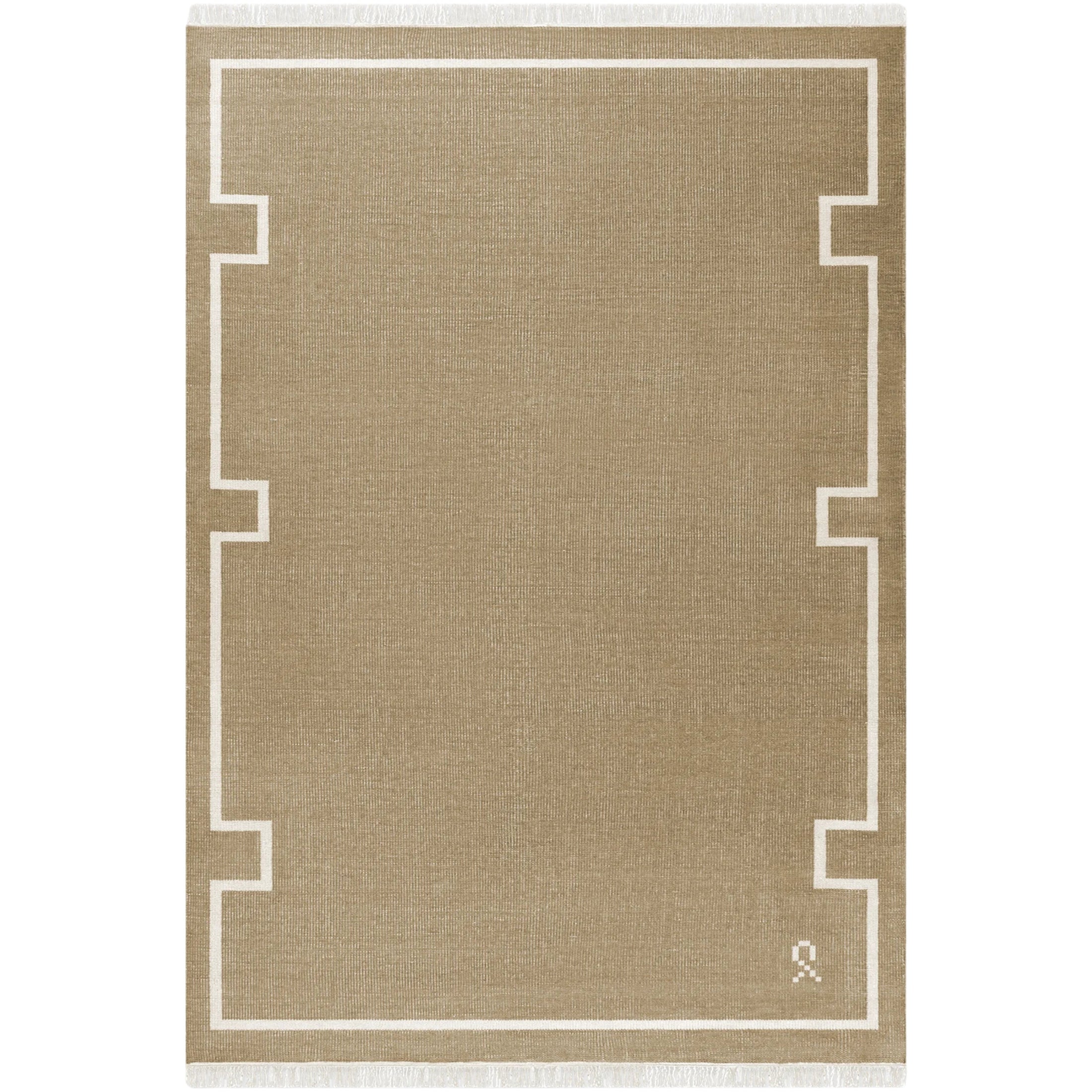 RUGKARI Ethos traditional pure New Zealand wool luxury rug styled in an Indian living room - image 1