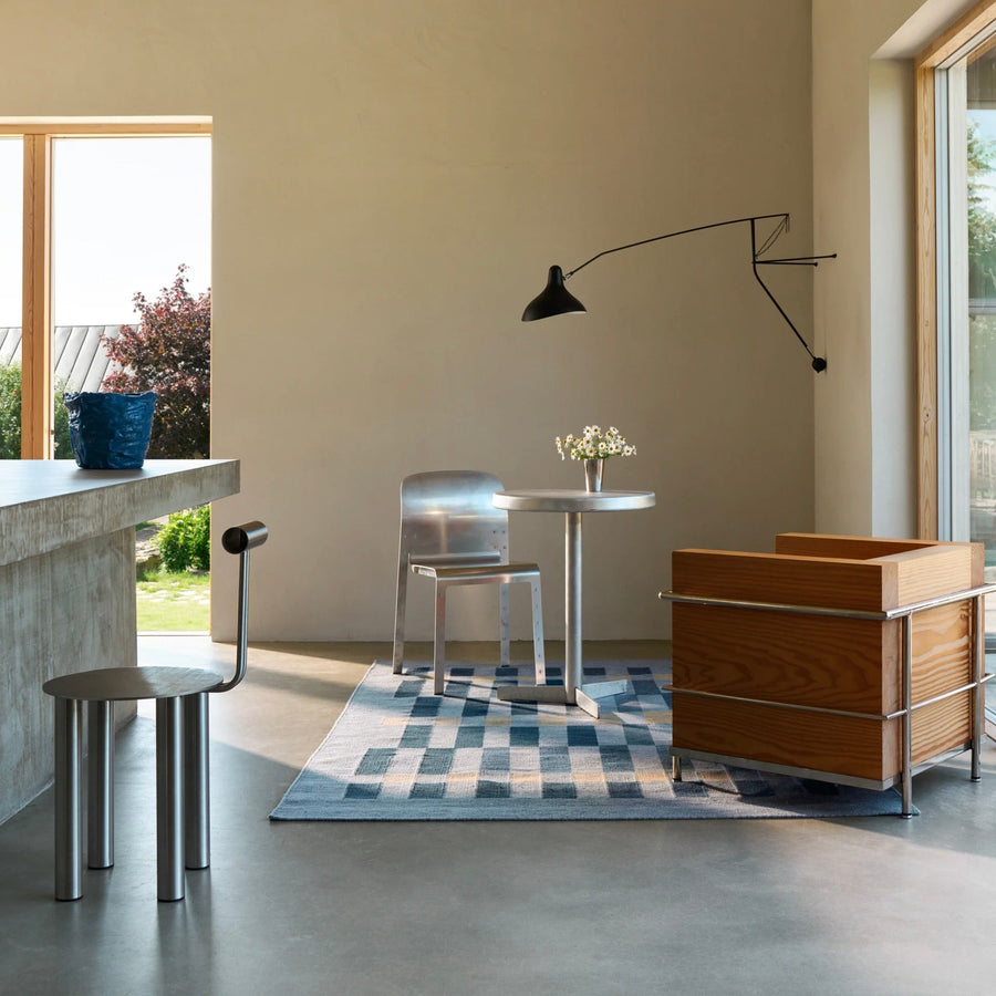 RUGKARI Morse traditional pure New Zealand wool luxury rug styled in an Indian living room - image 2