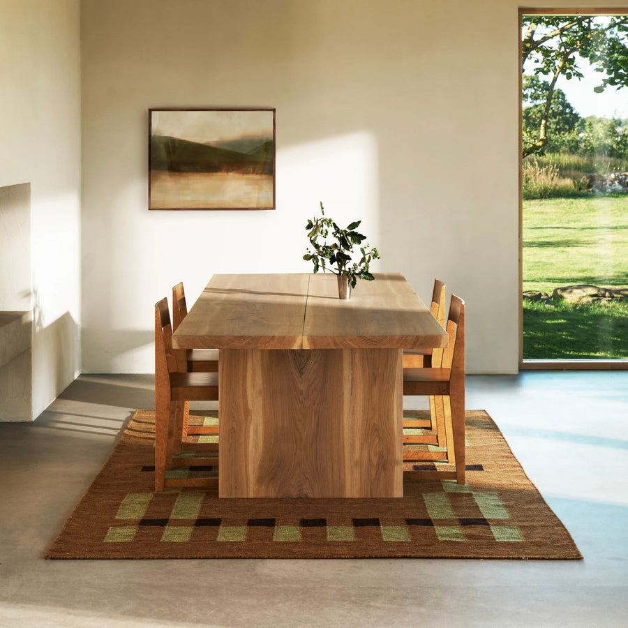 RUGKARI Portico traditional pure New Zealand wool luxury rug styled in an Indian living room - image 2