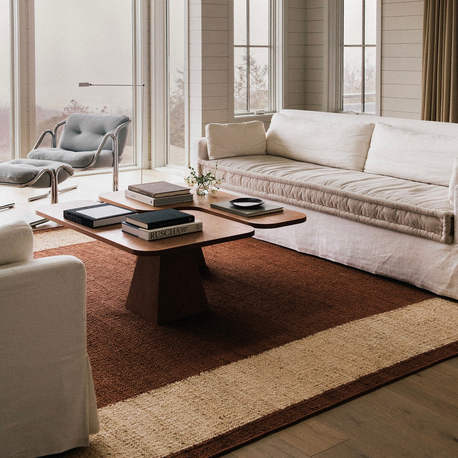 RUGKARI Rune traditional pure New Zealand wool luxury rug styled in an Indian living room - image 2