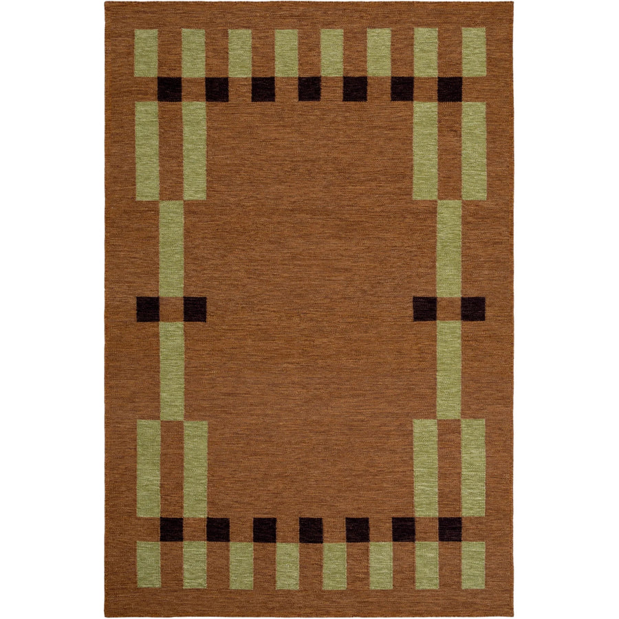 RUGKARI Portico traditional pure New Zealand wool luxury rug styled in an Indian living room - image 1