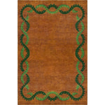 RUGKARI Coco floral pure New Zealand wool luxury rug styled in an Indian living room - image 1