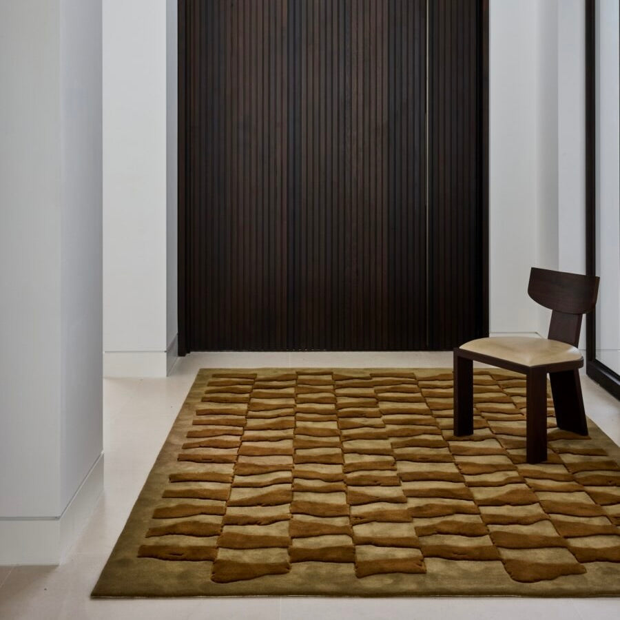RUGKARI Tundra traditional pure New Zealand wool luxury rug styled in an Indian living room - image 2