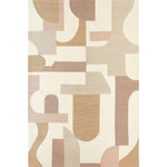 RUGKARI Zen geometric pure New Zealand wool luxury rug styled in an Indian living room - image 1