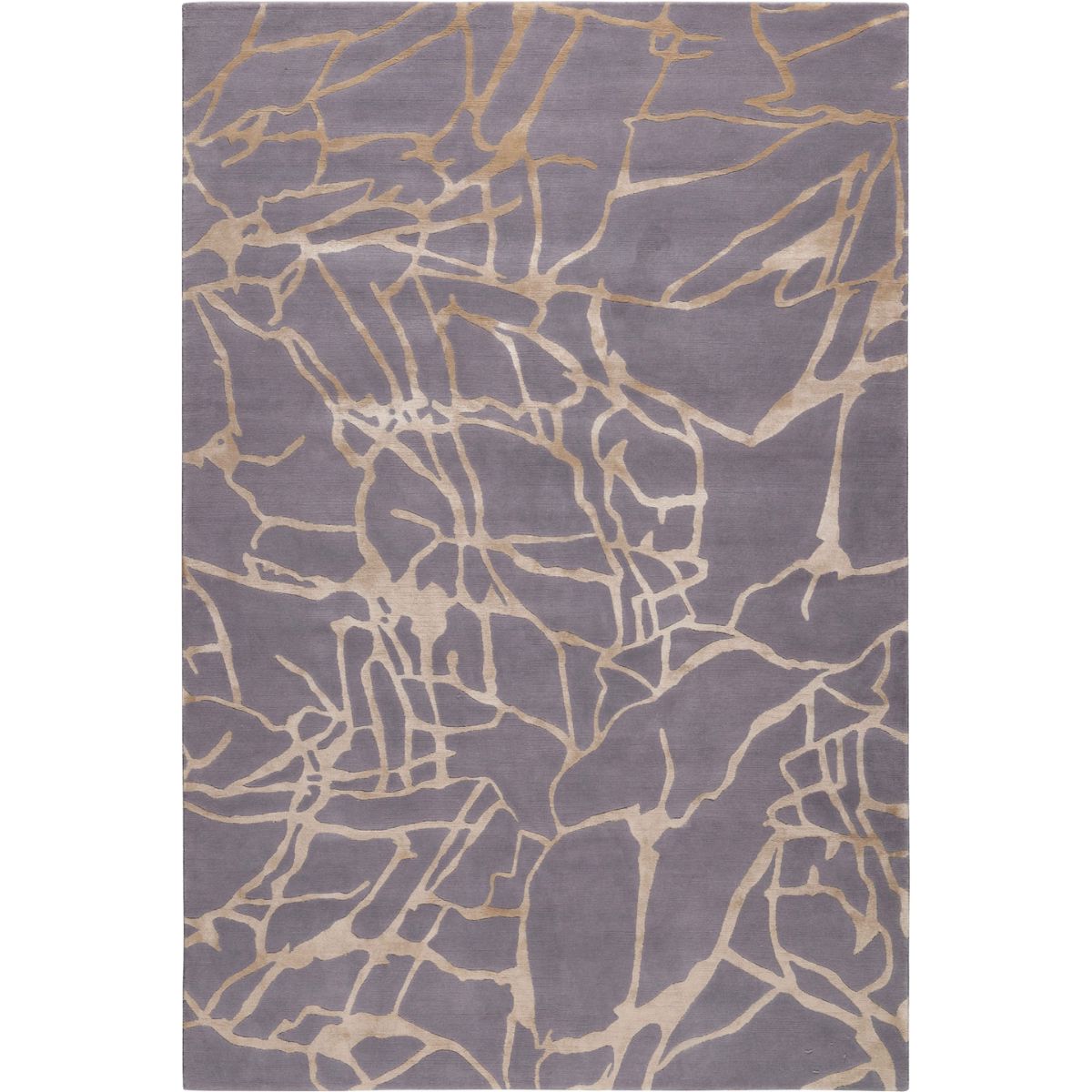 RUGKARI Luxora abstract pure New Zealand wool luxury rug styled in an Indian living room - image 1