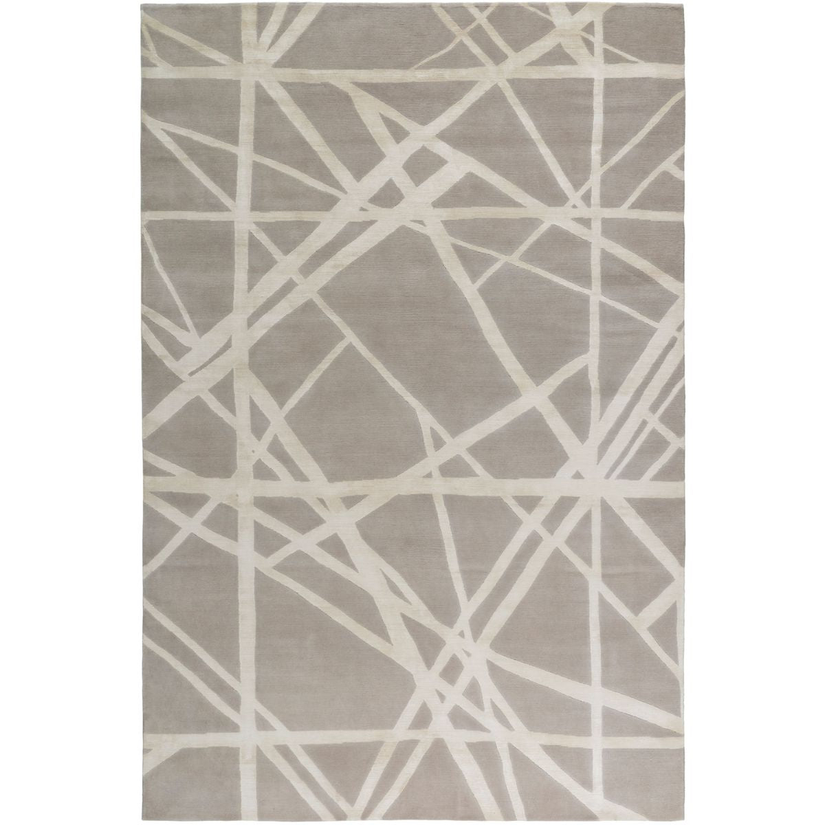 RUGKARI Zenith abstract pure New Zealand wool luxury rug styled in an Indian living room - image 1