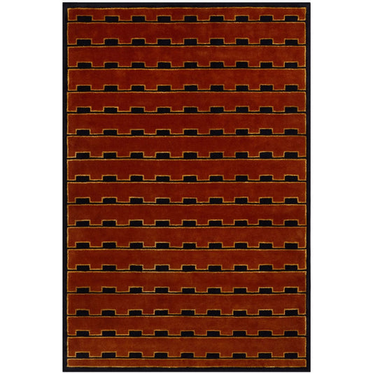 RUGKARI Heritage traditional pure New Zealand wool luxury rug styled in an Indian living room - image 1