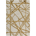 RUGKARI Seraphine abstract pure New Zealand wool luxury rug styled in an Indian living room - image 1