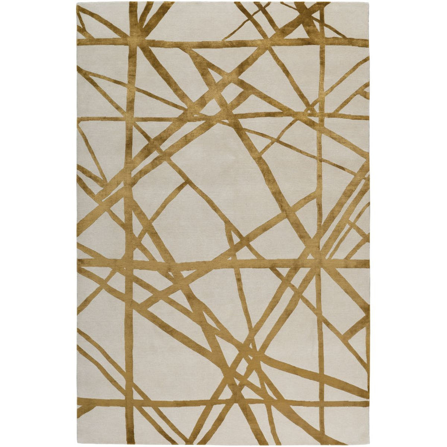 RUGKARI Seraphine abstract pure New Zealand wool luxury rug styled in an Indian living room - image 1
