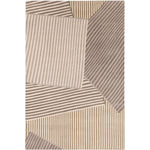 RUGKARI Trellis geometric pure New Zealand wool luxury rug styled in an Indian living room - image 1