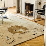 RUGKARI Hunter traditional pure New Zealand wool luxury rug styled in an Indian living room - image 2
