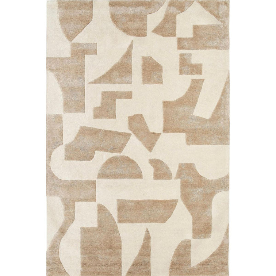 RUGKARI Majesty abstract pure New Zealand wool luxury rug styled in an Indian living room - image 1
