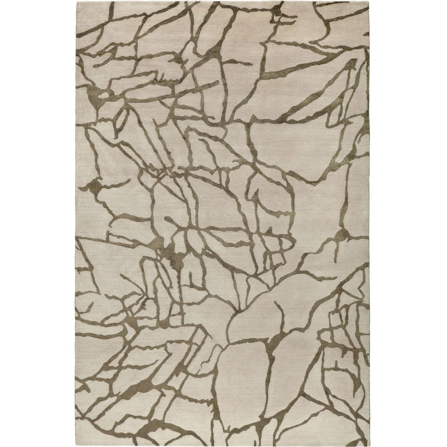 RUGKARI Camillia abstract pure New Zealand wool luxury rug styled in an Indian living room - image 1