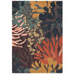 RUGKARI Paradise floral pure New Zealand wool luxury rug styled in an Indian living room - image 1
