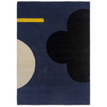 RUGKARI Regal geometric pure New Zealand wool luxury rug styled in an Indian living room - image 1
