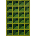 RUGKARI Eurus geometric pure New Zealand wool luxury rug styled in an Indian living room - image 1