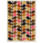 RUGKARI Canopy floral pure New Zealand wool luxury rug styled in an Indian living room - image 1