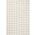 RUGKARI Grid geometric pure New Zealand wool luxury rug styled in an Indian living room - image 1