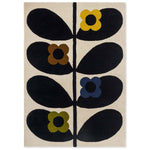 RUGKARI Petal floral pure New Zealand wool luxury rug styled in an Indian living room - image 1