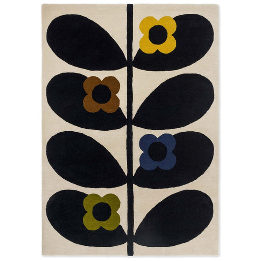 RUGKARI Petal floral pure New Zealand wool luxury rug styled in an Indian living room - image 1