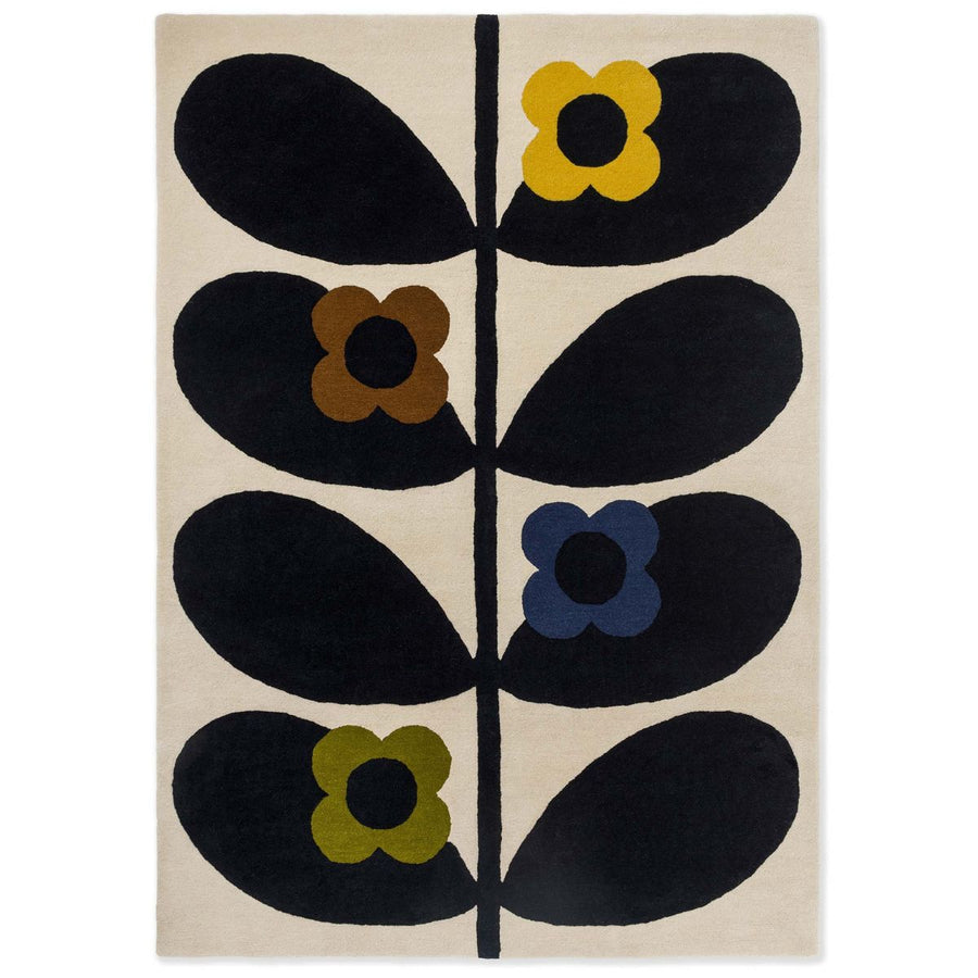RUGKARI Petal floral pure New Zealand wool luxury rug styled in an Indian living room - image 1