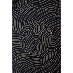 RUGKARI Mirage abstract pure New Zealand wool luxury rug styled in an Indian living room - image 1