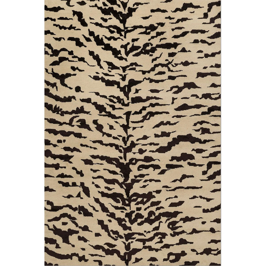 RUGKARI ‎Royal White traditional pure New Zealand wool luxury rug styled in an Indian living room - image 1
