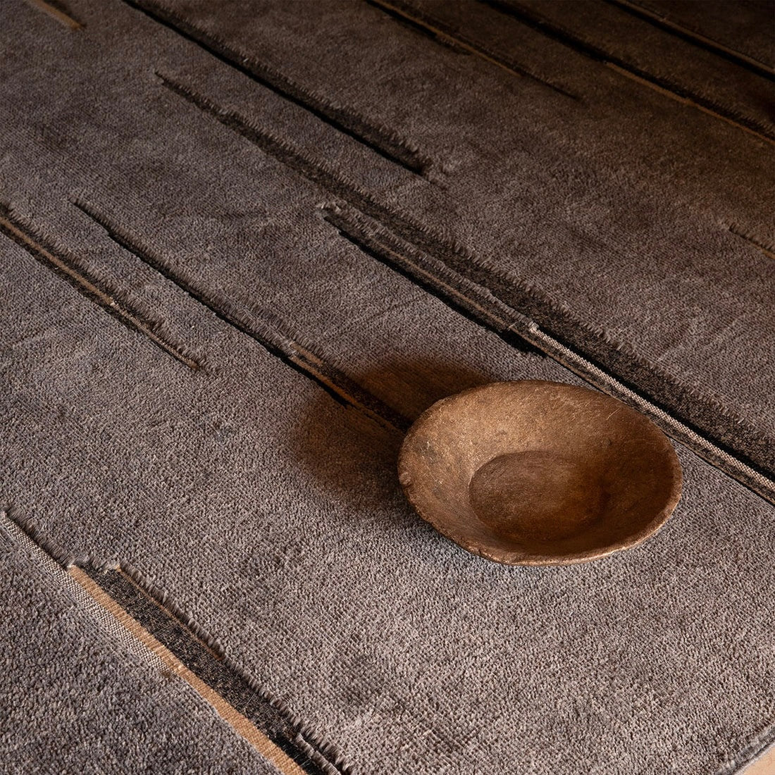 RUGKARI Sediment traditional pure New Zealand wool luxury rug styled in an Indian living room - image 3