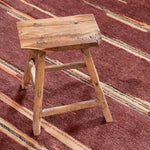 RUGKARI Terracotta traditional pure New Zealand wool luxury rug styled in an Indian living room - image 3