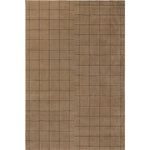 RUGKARI Symmetry geometric pure New Zealand wool luxury rug styled in an Indian living room - image 1