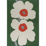 RUGKARI Petalia floral pure New Zealand wool luxury rug styled in an Indian living room - image 1