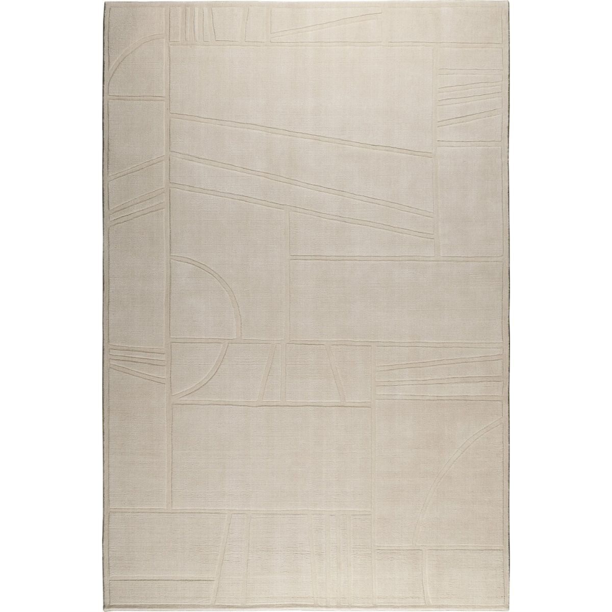 RUGKARI Paper solid pure New Zealand wool luxury rug styled in an Indian living room - image 1