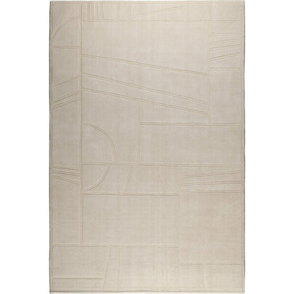 RUGKARI Paper solid pure New Zealand wool luxury rug styled in an Indian living room - image 1