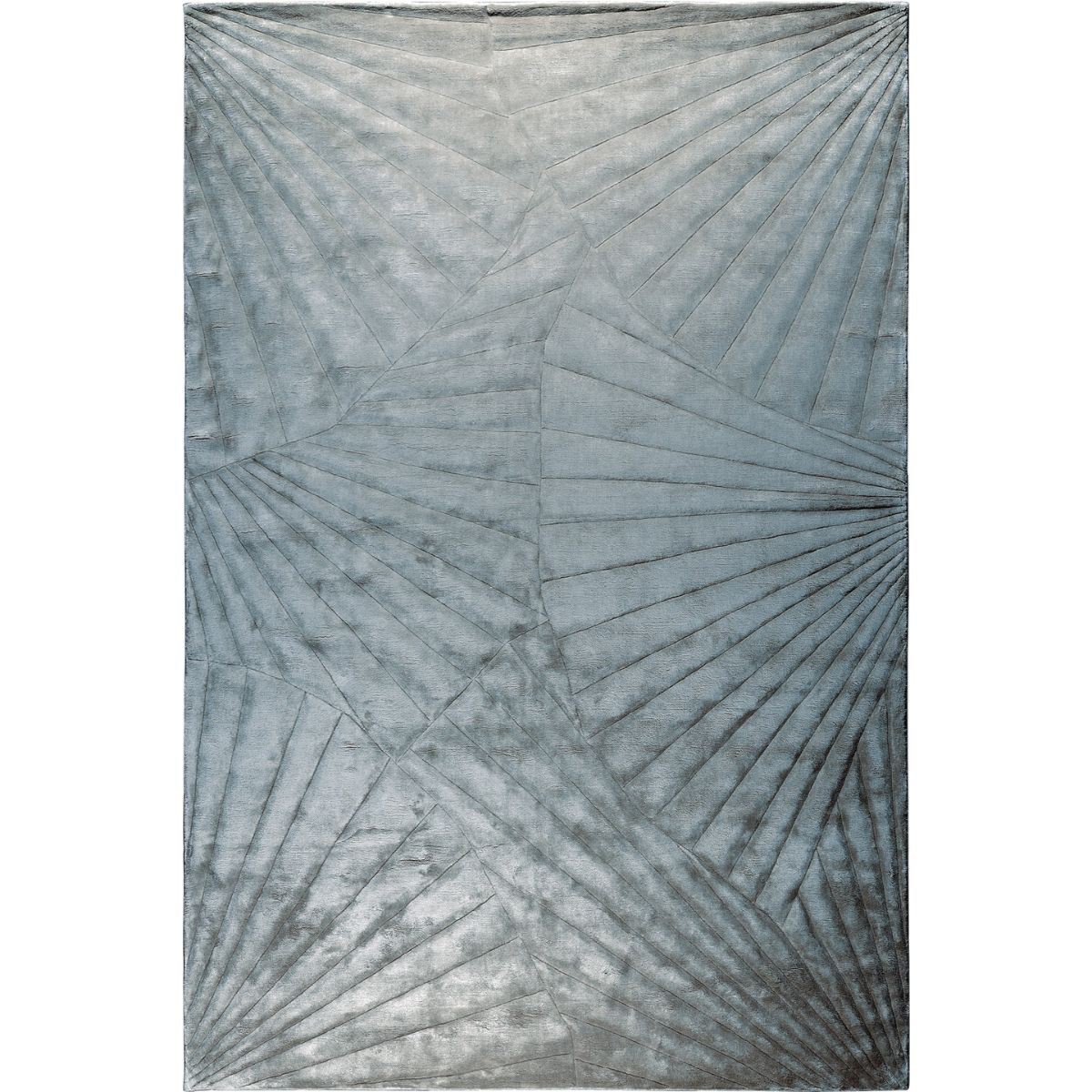 RUGKARI Nautilus solid pure New Zealand wool luxury rug styled in an Indian living room - image 1